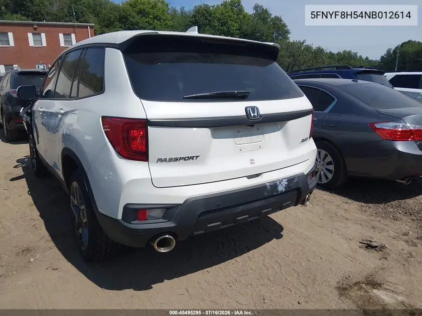 2022 Honda Passport Awd Ex-L VIN: 5FNYF8H54NB012614 Lot: 45495295