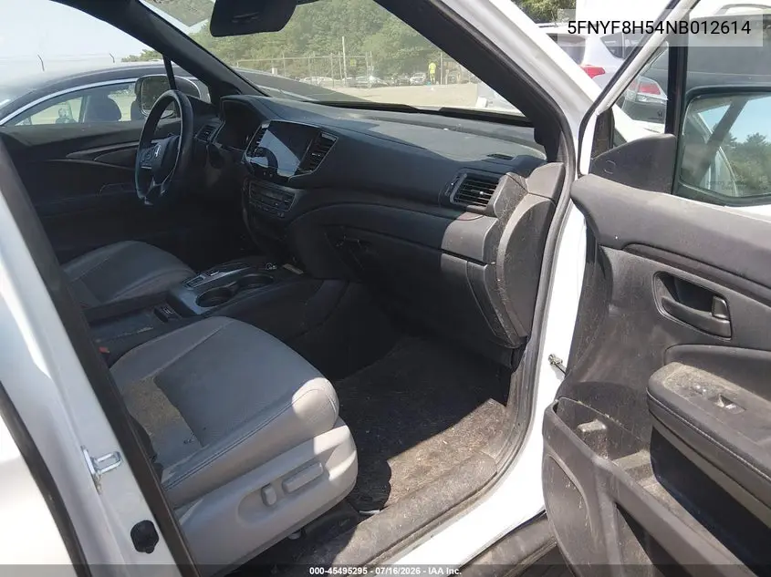 2022 Honda Passport Awd Ex-L VIN: 5FNYF8H54NB012614 Lot: 45495295