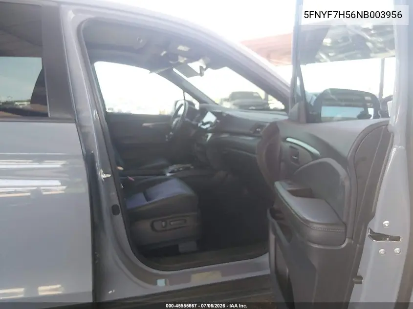 2022 Honda Passport 2Wd Ex-L VIN: 5FNYF7H56NB003956 Lot: 45555667
