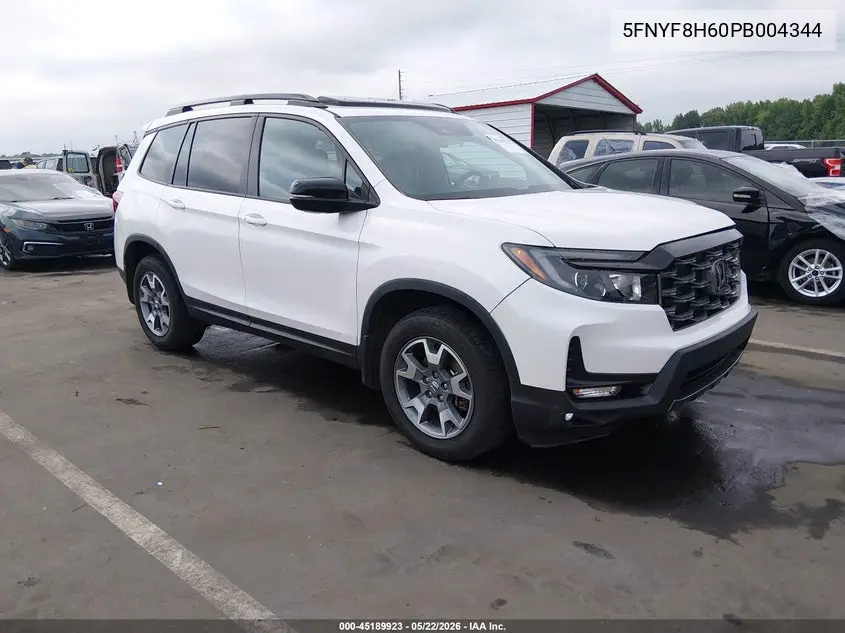 2023 Honda Passport Awd Trailsport VIN: 5FNYF8H60PB004344 Lot: 45189923