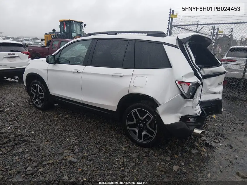 2023 Honda Passport Awd Elite VIN: 5FNYF8H01PB024453 Lot: 45328329