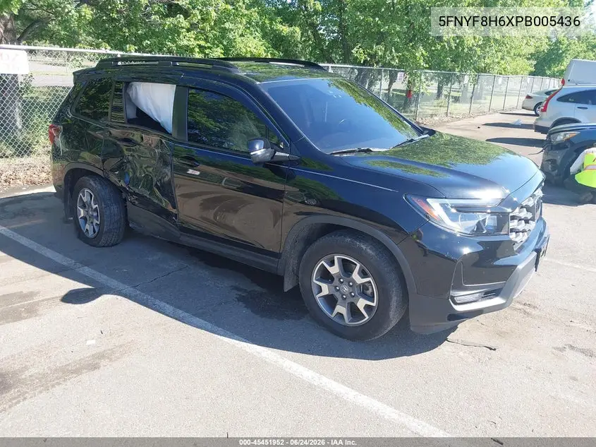 2023 Honda Passport Awd Trailsport VIN: 5FNYF8H6XPB005436 Lot: 45451952