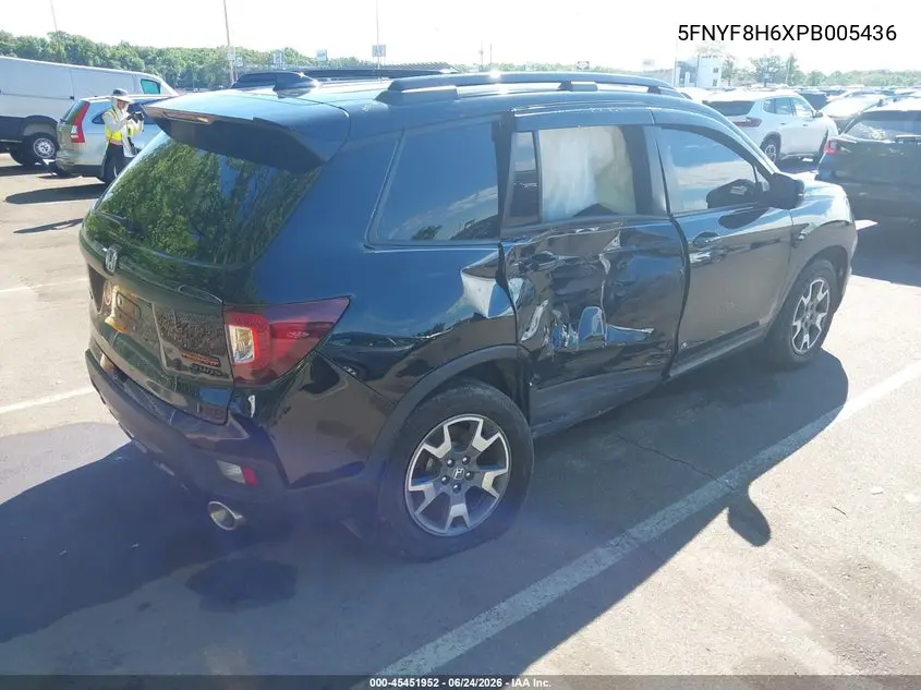 2023 Honda Passport Awd Trailsport VIN: 5FNYF8H6XPB005436 Lot: 45451952
