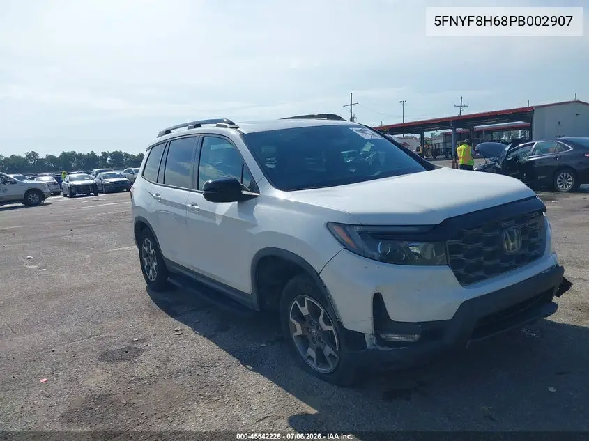 2023 Honda Passport Awd Trailsport VIN: 5FNYF8H68PB002907 Lot: 45542226