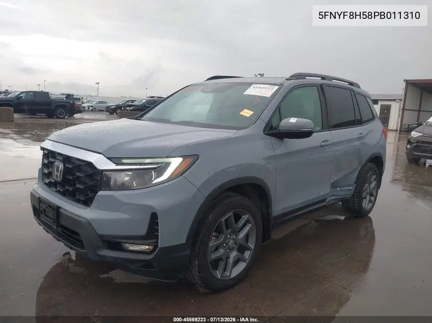 2023 Honda Passport Awd Ex-L VIN: 5FNYF8H58PB011310 Lot: 45569223