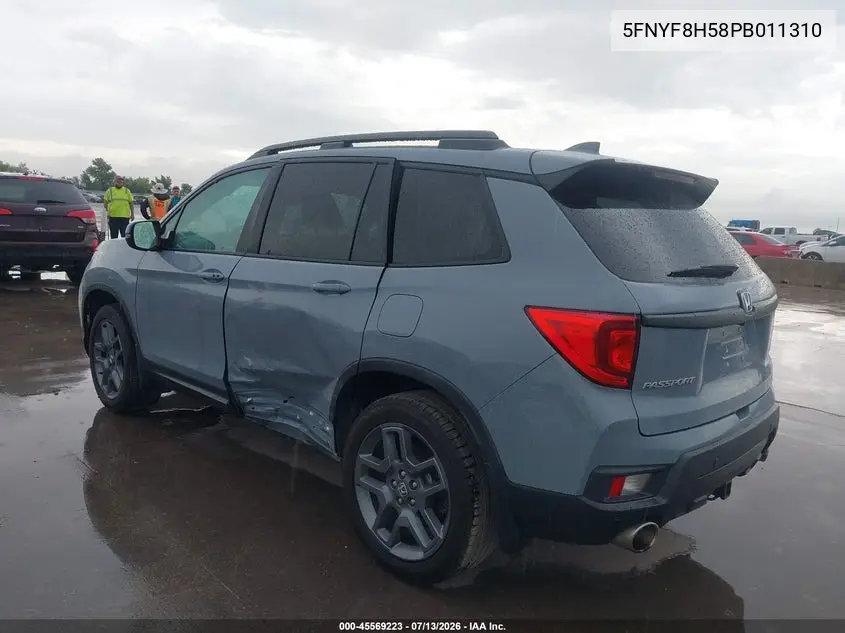 2023 Honda Passport Awd Ex-L VIN: 5FNYF8H58PB011310 Lot: 45569223