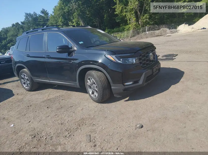 2023 Honda Passport Awd Trailsport VIN: 5FNYF8H68PB027015 Lot: 45591941