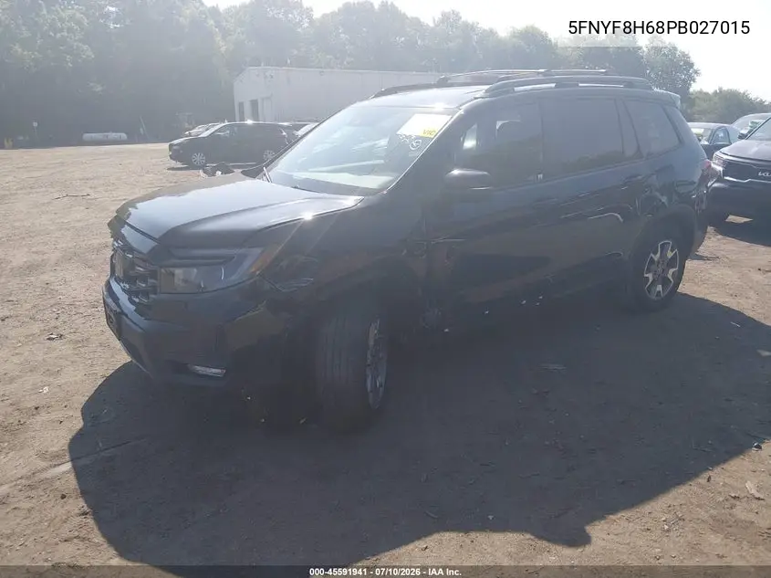 2023 Honda Passport Awd Trailsport VIN: 5FNYF8H68PB027015 Lot: 45591941