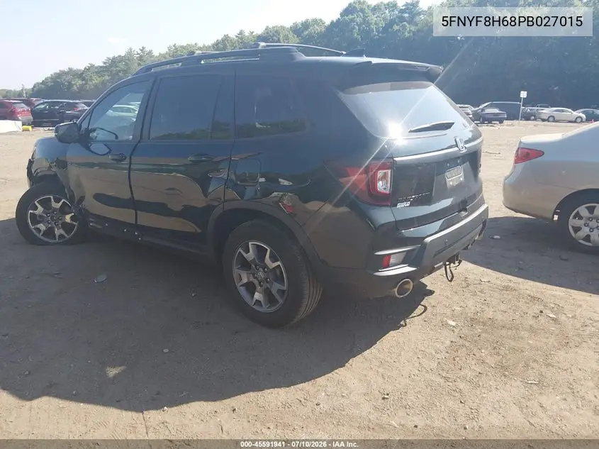 2023 Honda Passport Awd Trailsport VIN: 5FNYF8H68PB027015 Lot: 45591941