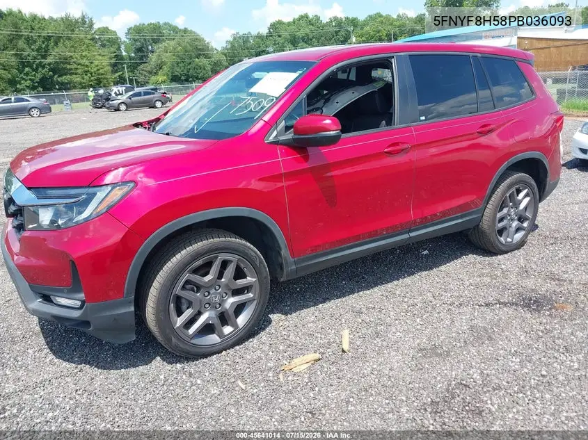 2023 Honda Passport Awd Ex-L VIN: 5FNYF8H58PB036093 Lot: 45641014