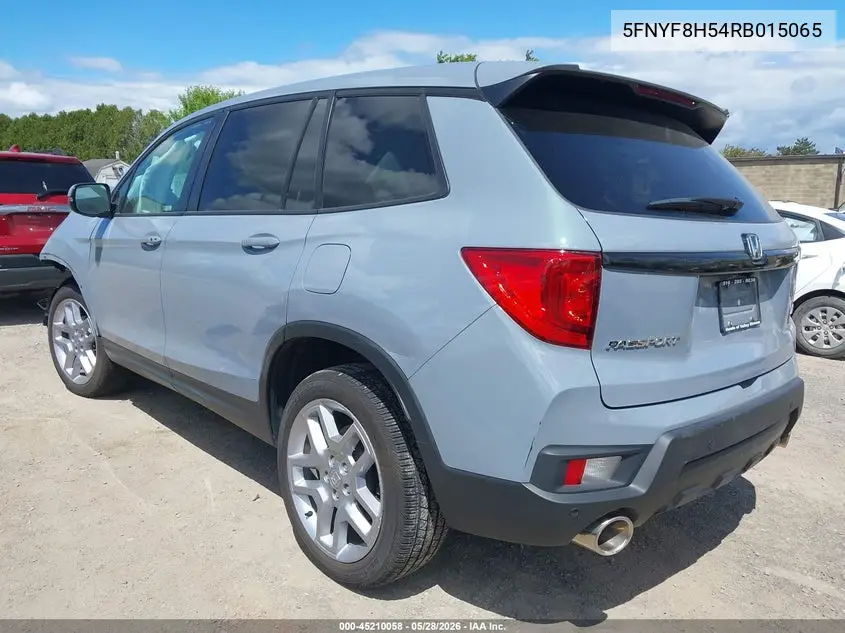 2024 Honda Passport Awd Ex-L VIN: 5FNYF8H54RB015065 Lot: 45210058