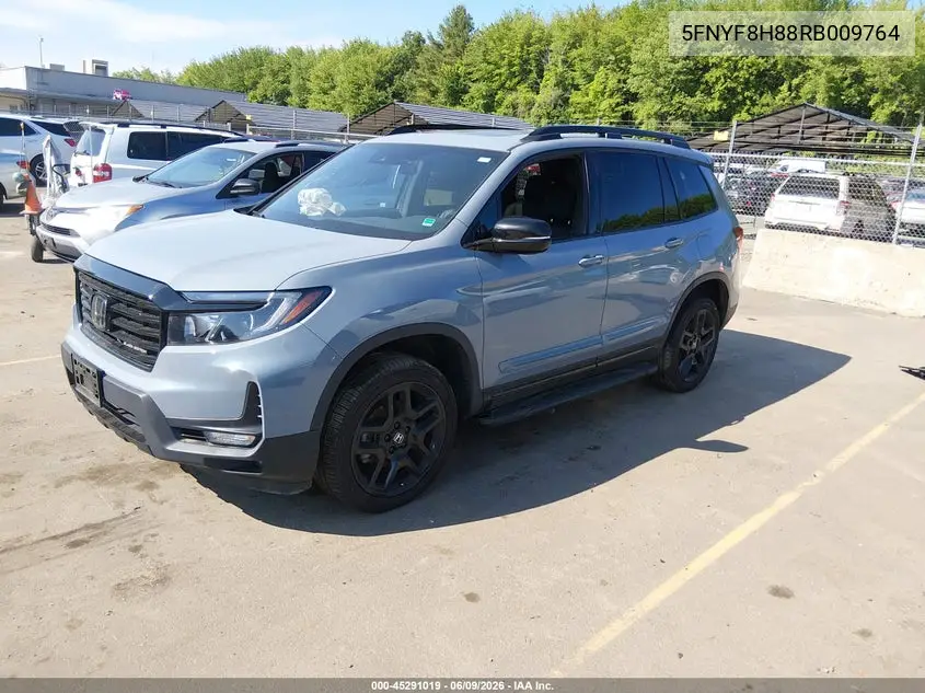 2024 Honda Passport Awd Black VIN: 5FNYF8H88RB009764 Lot: 45291019