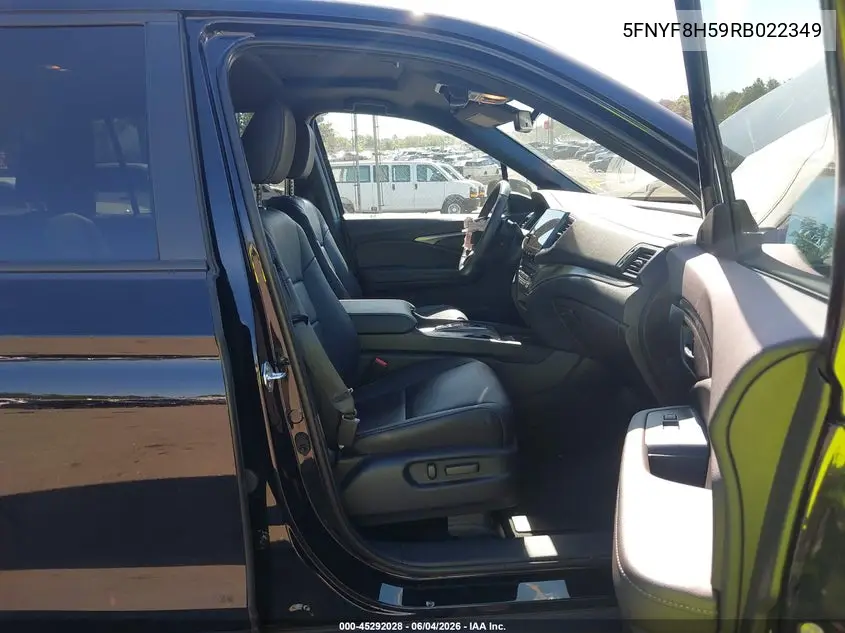 2024 Honda Passport Awd Ex-L VIN: 5FNYF8H59RB022349 Lot: 45292028