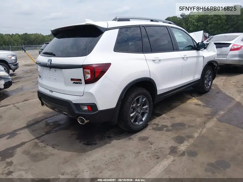 2024 Honda Passport Awd Trailsport VIN: 5FNYF8H66RB016825 Lot: 45348097