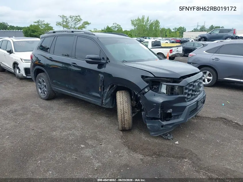 2024 Honda Passport Awd Trailsport VIN: 5FNYF8H62RB019172 Lot: 45416052
