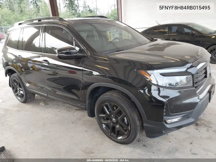 2024 Honda Passport Awd Black VIN: 5FNYF8H84RB015495 Lot: 45469068