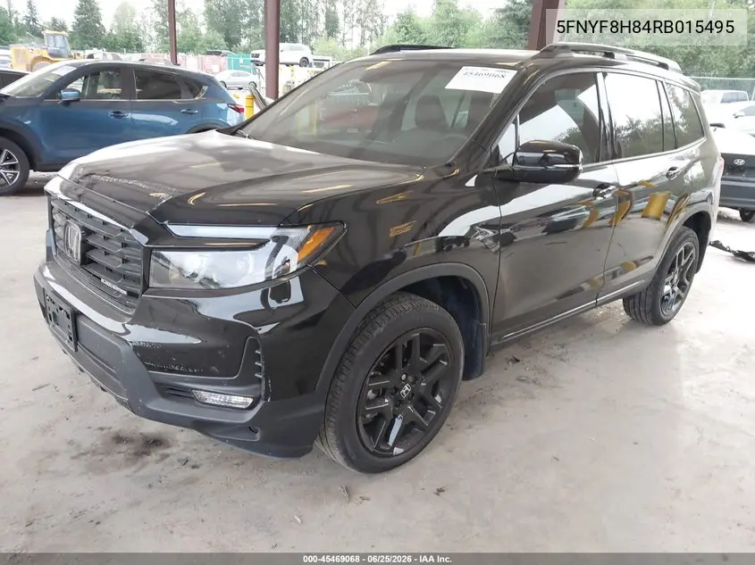 2024 Honda Passport Awd Black VIN: 5FNYF8H84RB015495 Lot: 45469068