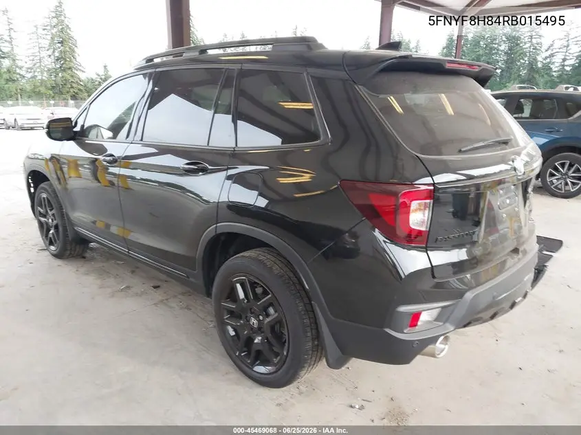 2024 Honda Passport Awd Black VIN: 5FNYF8H84RB015495 Lot: 45469068