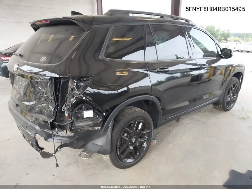 2024 Honda Passport Awd Black VIN: 5FNYF8H84RB015495 Lot: 45469068