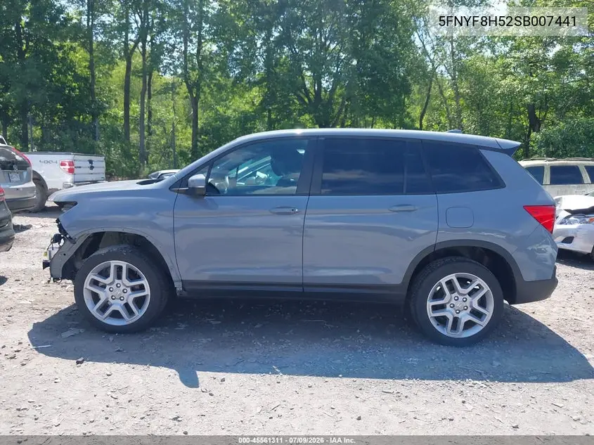 2025 Honda Passport Awd Ex-L VIN: 5FNYF8H52SB007441 Lot: 45561311