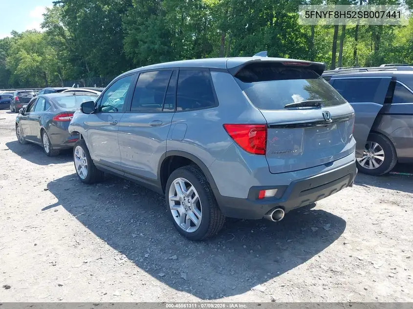 2025 Honda Passport Awd Ex-L VIN: 5FNYF8H52SB007441 Lot: 45561311