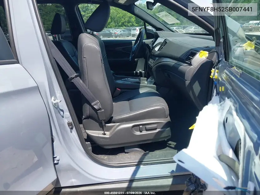 2025 Honda Passport Awd Ex-L VIN: 5FNYF8H52SB007441 Lot: 45561311