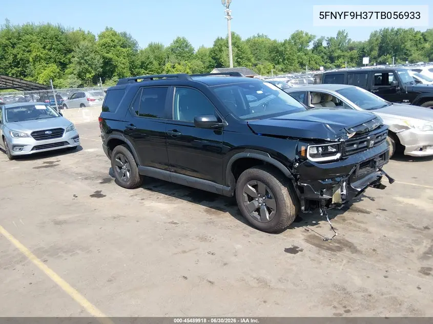 2026 Honda Passport Awd Rtl/Awd Rtl Blackout/Awd Rtl Towing VIN: 5FNYF9H37TB056933 Lot: 45489918