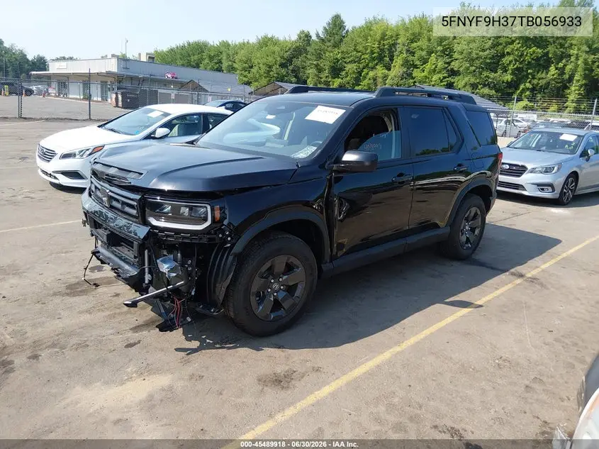 2026 Honda Passport Awd Rtl/Awd Rtl Blackout/Awd Rtl Towing VIN: 5FNYF9H37TB056933 Lot: 45489918