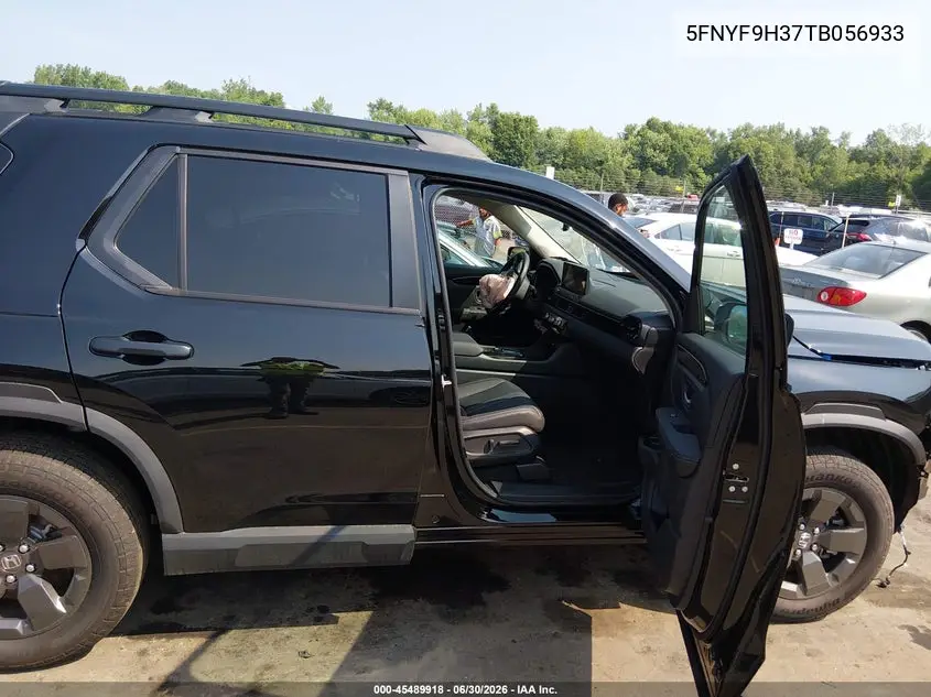 2026 Honda Passport Awd Rtl/Awd Rtl Blackout/Awd Rtl Towing VIN: 5FNYF9H37TB056933 Lot: 45489918