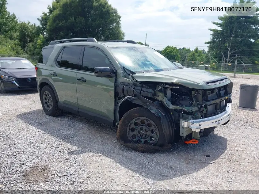 2026 Honda Passport Awd Trailsport Elite/Awd Trailsport Elite Blackout VIN: 5FNYF9H84TB077170 Lot: 45590367