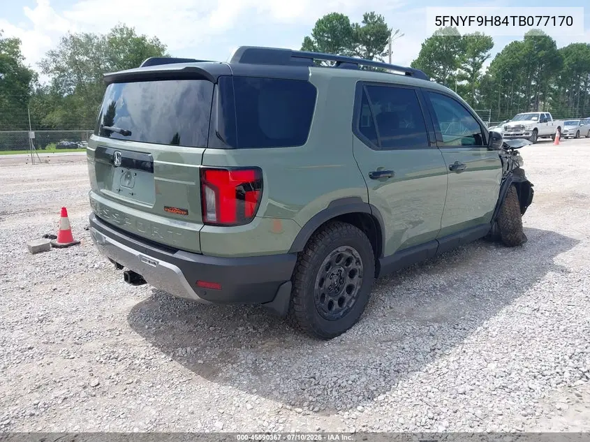 2026 Honda Passport Awd Trailsport Elite/Awd Trailsport Elite Blackout VIN: 5FNYF9H84TB077170 Lot: 45590367