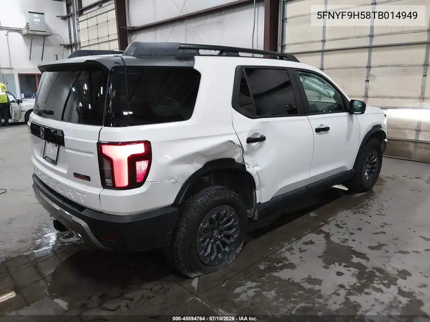 2026 Honda Passport Awd Trailsport/Awd Trailsport Blackout VIN: 5FNYF9H58TB014949 Lot: 45594764