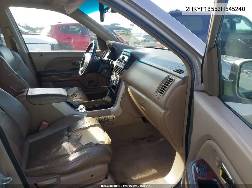 2HKYF18553H545240 2003 Honda Pilot Ex-L
