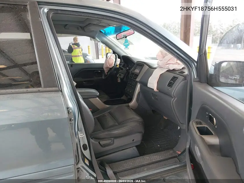 2HKYF18756H555031 2006 Honda Pilot Ex-L