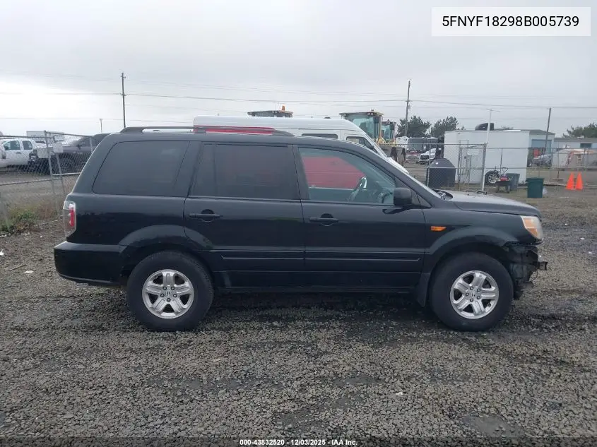 5FNYF18298B005739 2008 Honda Pilot Vp