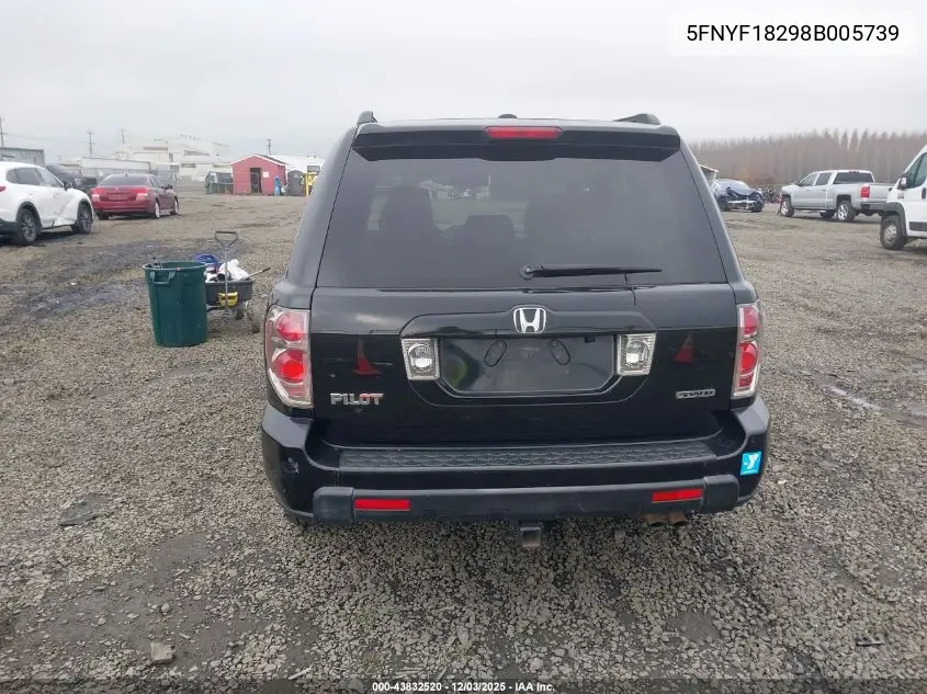 5FNYF18298B005739 2008 Honda Pilot Vp