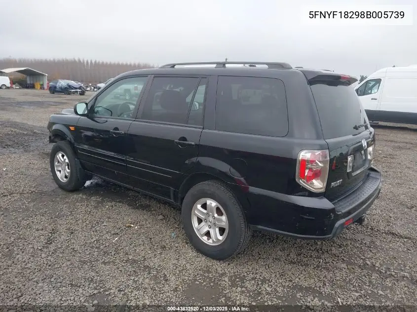 5FNYF18298B005739 2008 Honda Pilot Vp