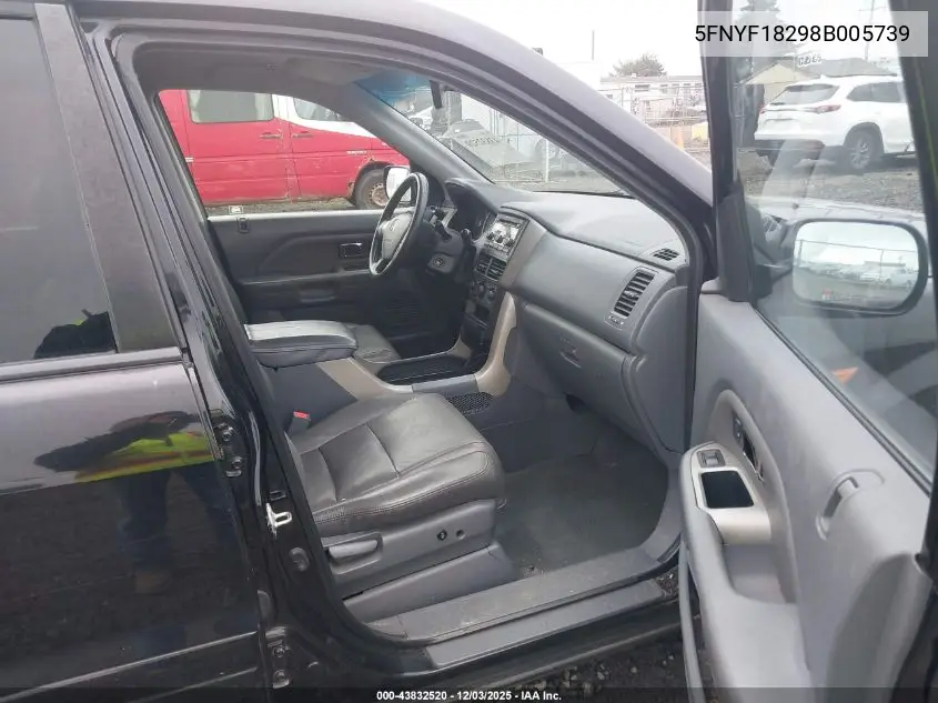 5FNYF18298B005739 2008 Honda Pilot Vp