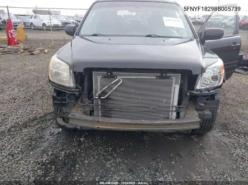 5FNYF18298B005739 2008 Honda Pilot Vp