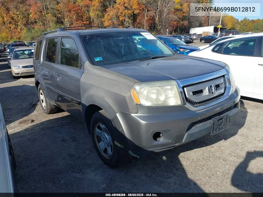 5FNYF48699B012812 2009 Honda Pilot Ex-L