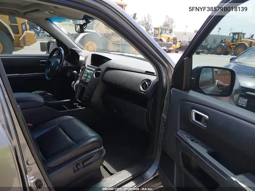 2009 Honda Pilot Ex-L VIN: 5FNYF38579B018139 Lot: 45677271