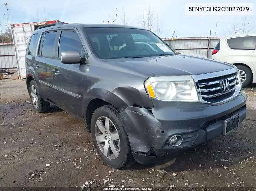 5FNYF3H92CB027079 2012 Honda Pilot Touring