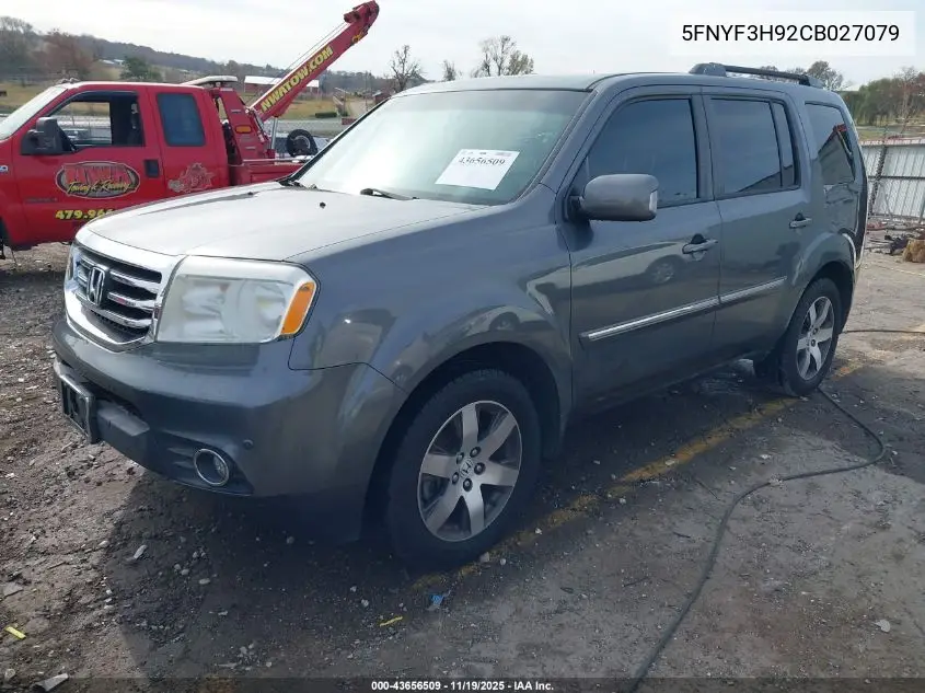 5FNYF3H92CB027079 2012 Honda Pilot Touring