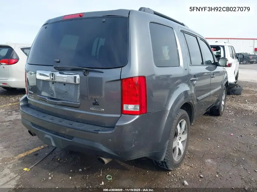 5FNYF3H92CB027079 2012 Honda Pilot Touring
