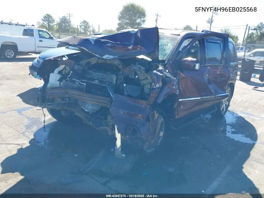 5FNYF4H96EB025568 2014 Honda Pilot Touring