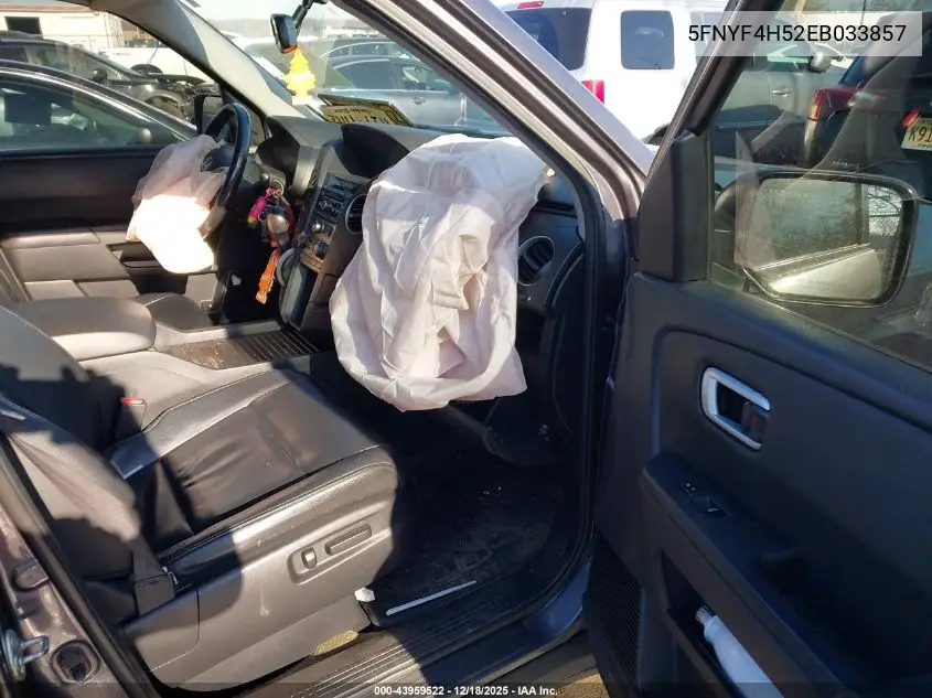 5FNYF4H52EB033857 2014 Honda Pilot Ex-L