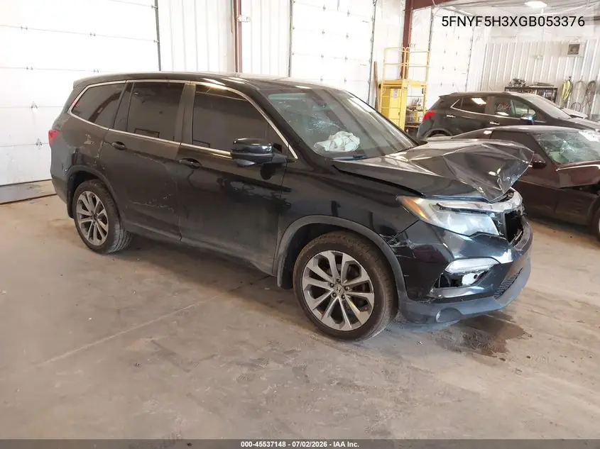 2016 Honda Pilot Ex VIN: 5FNYF5H3XGB053376 Lot: 45537148