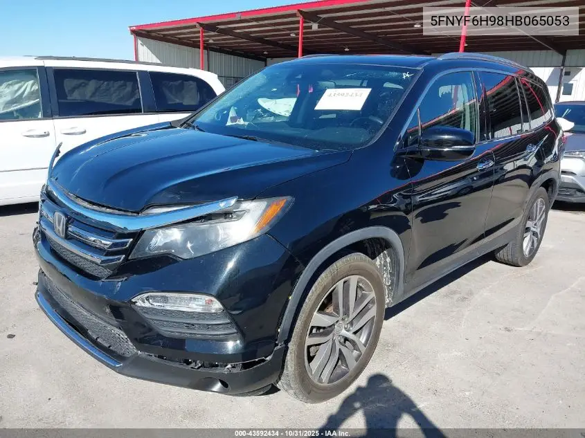 5FNYF6H98HB065053 2017 Honda Pilot Touring