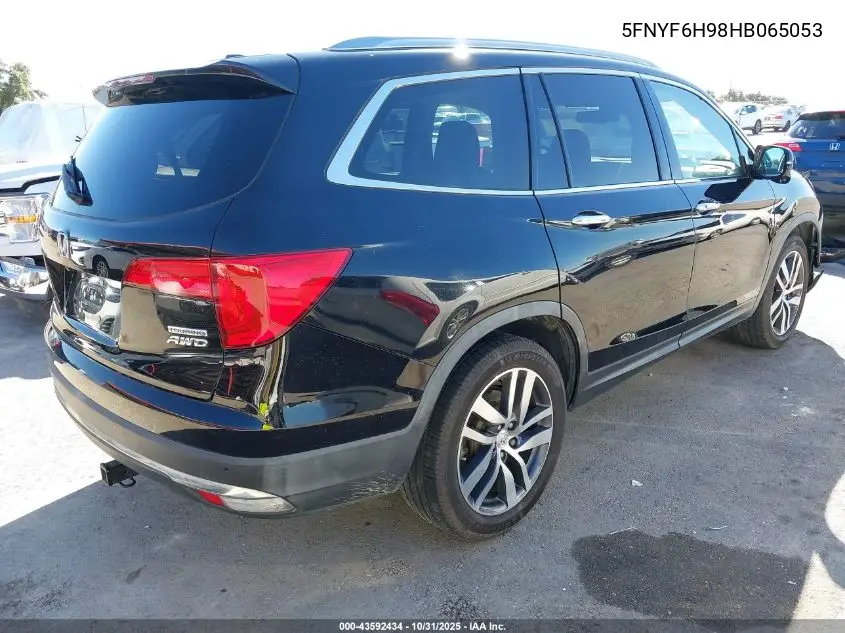 5FNYF6H98HB065053 2017 Honda Pilot Touring