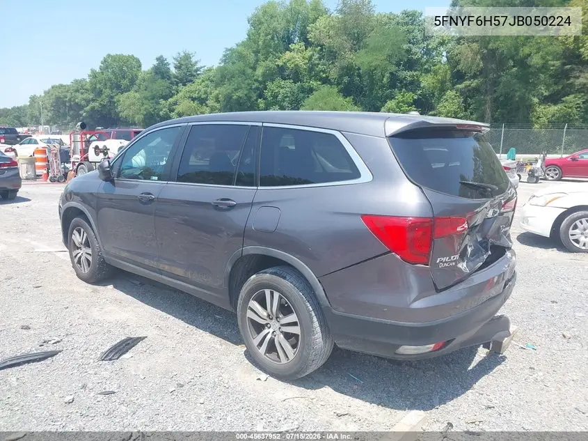 2018 Honda Pilot Ex-L VIN: 5FNYF6H57JB050224 Lot: 45637952